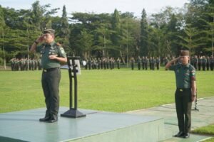 Semangat Sumpah Pemuda Menggema di Lapangan Upacara Makorem 012/TU Meulaboh