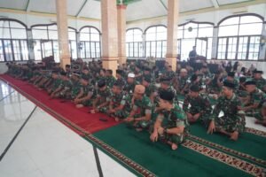 Peringatan Isra Mi’raj Jadi Momentum Pembinaan Mental Prajurit Korem 012/TU