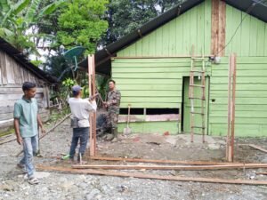 Jajaran Korem 012/TU Hadirkan Kenyamanan Melalui Perehaban RTLH