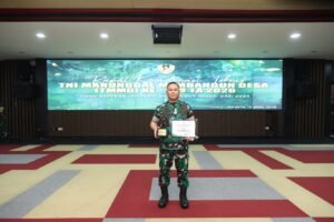 Prestasi Nasional Diraih, Dandim Aceh Barat Terima Penghargaan LKJ TMMD