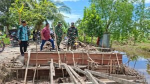Jembatan Garuda Jadi Prioritas Infrastruktur Kodim 1005/Barito Kuala