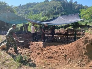 Pembangunan Jembatan Garuda di Dayak Pitap Masuki Tahap Penting