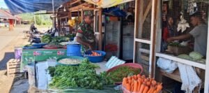 Babinsa Koramil Jaya Monitoring Harga Sembako di Pasar, Pastikan Ketersediaan dan Stabilitas Harga