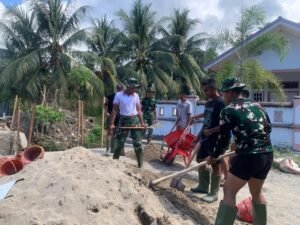 Percepat Pembangunan Daerah, Kodim 1316/Boalemo Targetkan Jembatan Perintis Rampung Tepat Waktu