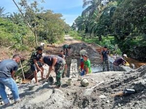 Progres Jembatan Aramco Berlanjut dengan Pembangunan Tiang dan Pengaman Sisi
