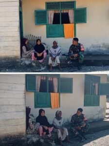 Melalui Komsos, Babinsa Posramil Panton Reu Dengarkan Aspirasi Masyarakat