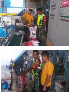 Stok Beras Dipastikan Aman, Babinsa Turun Langsung ke Kilang Padi Aceh Barat