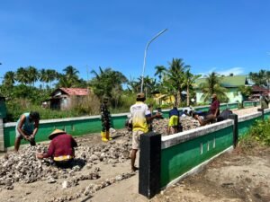 TMMD ke-128 Wujudkan Infrastruktur Jalan Rabat Beton di Dusun Kesayangan