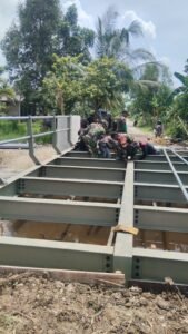 ‎Jembatan Garuda Tamban Bangun Makin Kokoh, Progres Pembangunan Sudah 62%‎