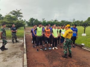 Prajurit Korem 012/Teuku Umar Jalani Lari 12 Menit Hingga Renang Militer dalam Garjas