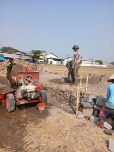 Talud di Parangjoro Dikerjakan TMMD, Warga Merasa Jalan dan Rumah Lebih Aman