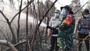 ‎Pastikan Kesiapan Maksimal, Dandim dan Forkopimda Cek Posko Terpadu Karhutla