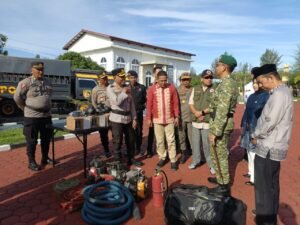 Sebelum Api Muncul, Kodim 0114/Aceh Jaya Bangun Kesiapan Hadapi Karhutla