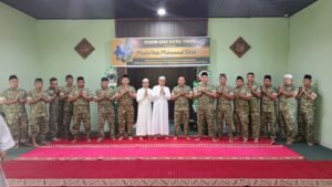 Kodim 0909/Kutai Timur Peringati Maulid Nabi Muhammad SAW 1448 H