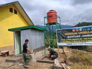 Tower Tandon Air Didirikan untuk Tingkatkan Sanitasi Dusun Langi