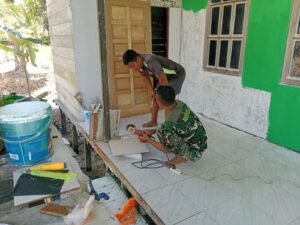 Rehabilitasi Mushola Darul Istiqomah di Tamban Bangun Menjelang Selesai, Lantai dan Plafon Sudah Rapi