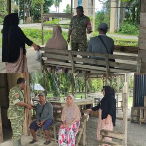 Babinsa Kodim 0105/Aceh Barat Perkuat Kemanunggalan TNI dengan Rakyat