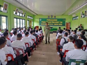 Dandim 0116/Nagan Raya Tekankan Kedisiplinan dan Integritas bagi Calon Prajurit TNI AD