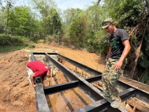 Jembatan Garuda Tahap VII di Tapin Capai 58 Persen, Akses Antar Desa Kian Terbuka